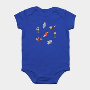 Frenchie Swimmer Baby Bodysuit